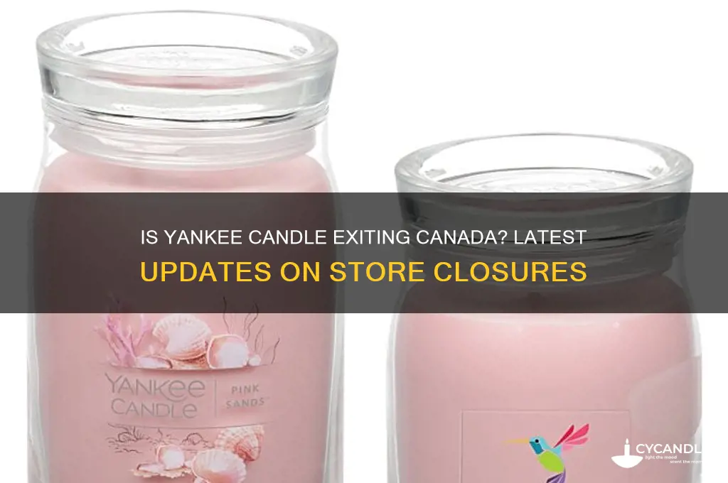 is yankee candle closing in canada