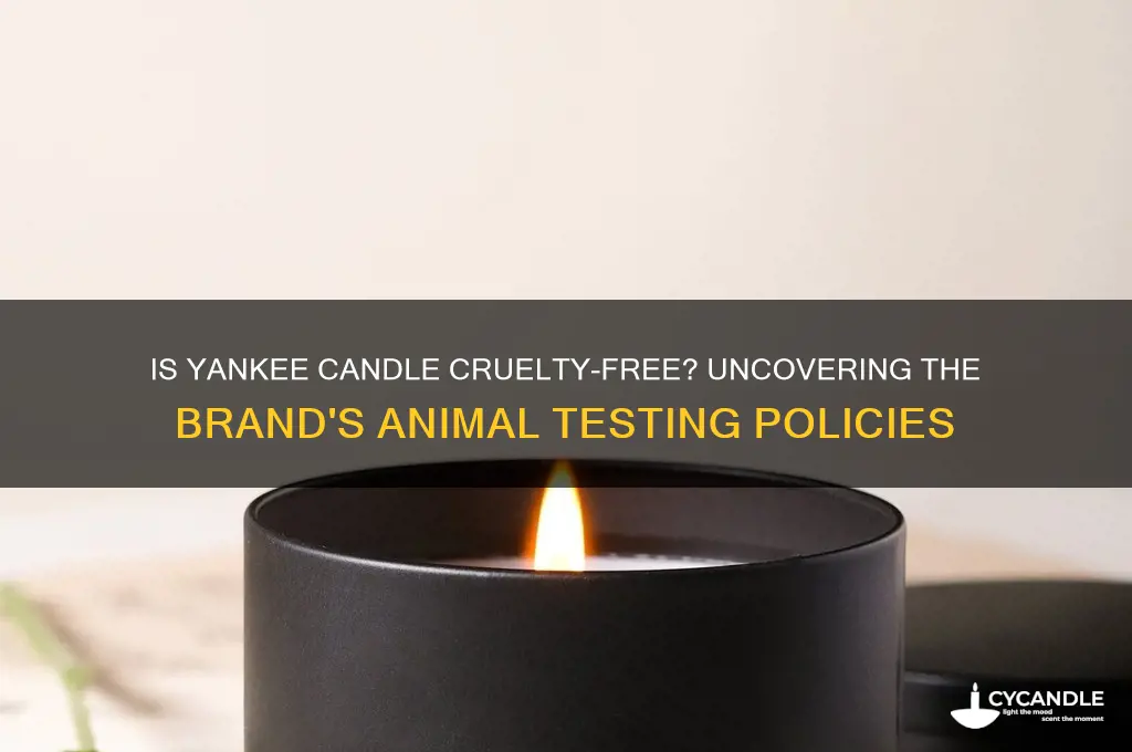 is yankee candle cruelty free