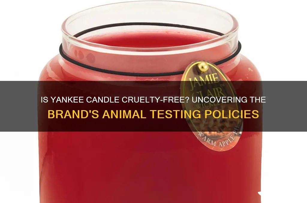 is yankee candle cruslty free