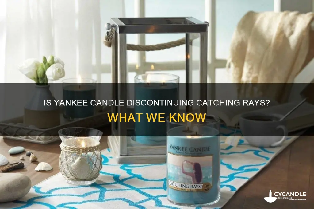 is yankee candle discontinuing catching rays