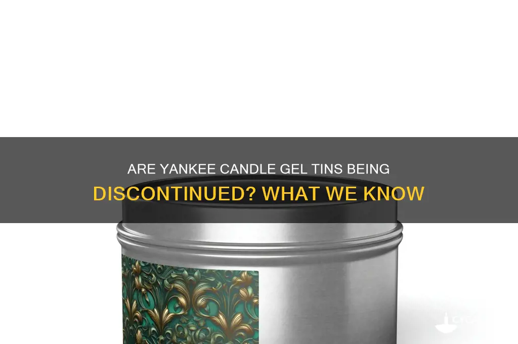 is yankee candle discontinuing gel tins