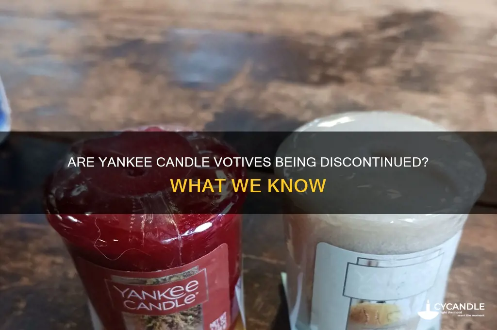 is yankee candle discontinuing votives