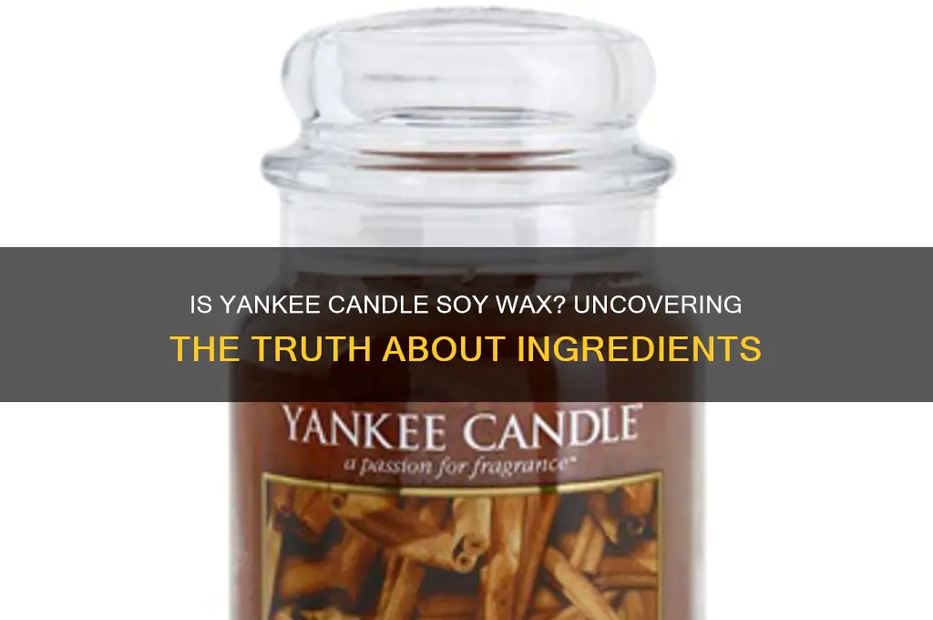 is yankee candle soy wax