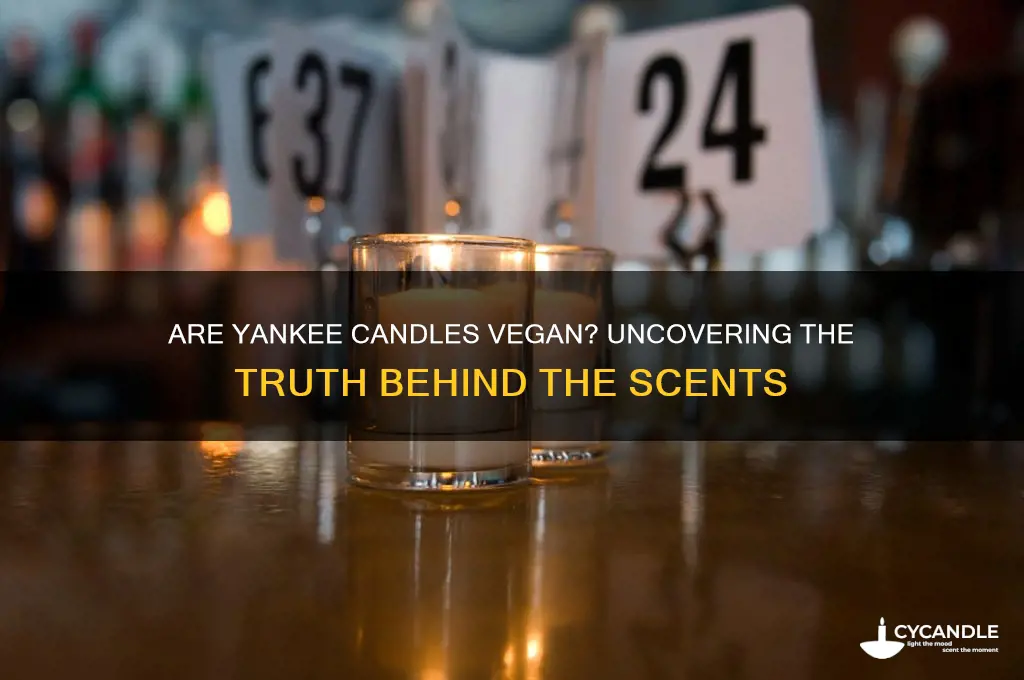 is yankee candle vegan