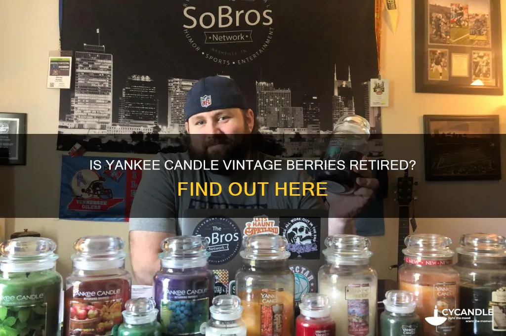 is yankee candle vintage berries candle retired