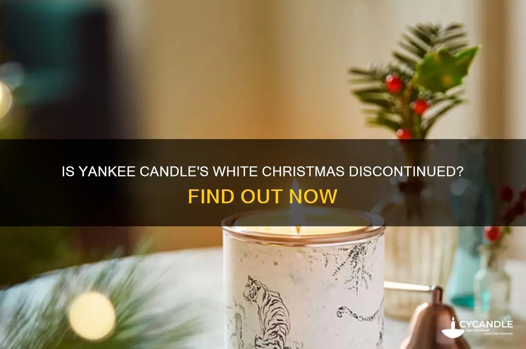 is yankee candle white christmas discontinued