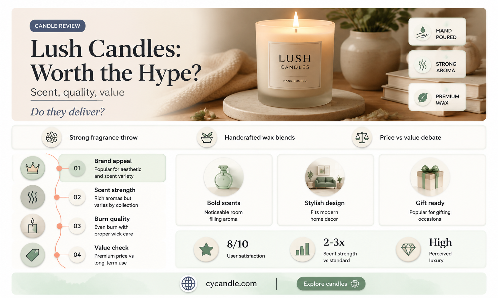 are lush candles good
