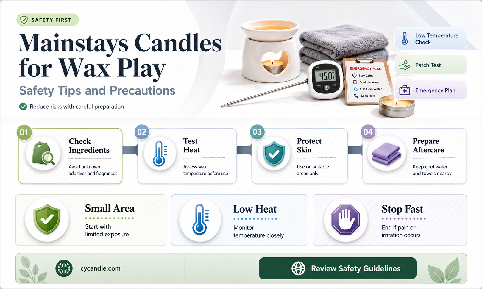 are mainstays candles safe for wax play