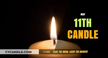 Springtime's Magical May 11th Candle