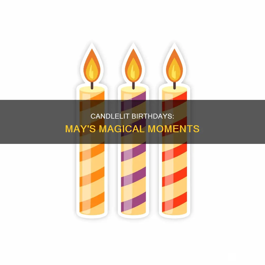 may 20 birthday candle