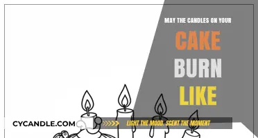 May the Candles on Your Cake Burn Like Stars of Joy