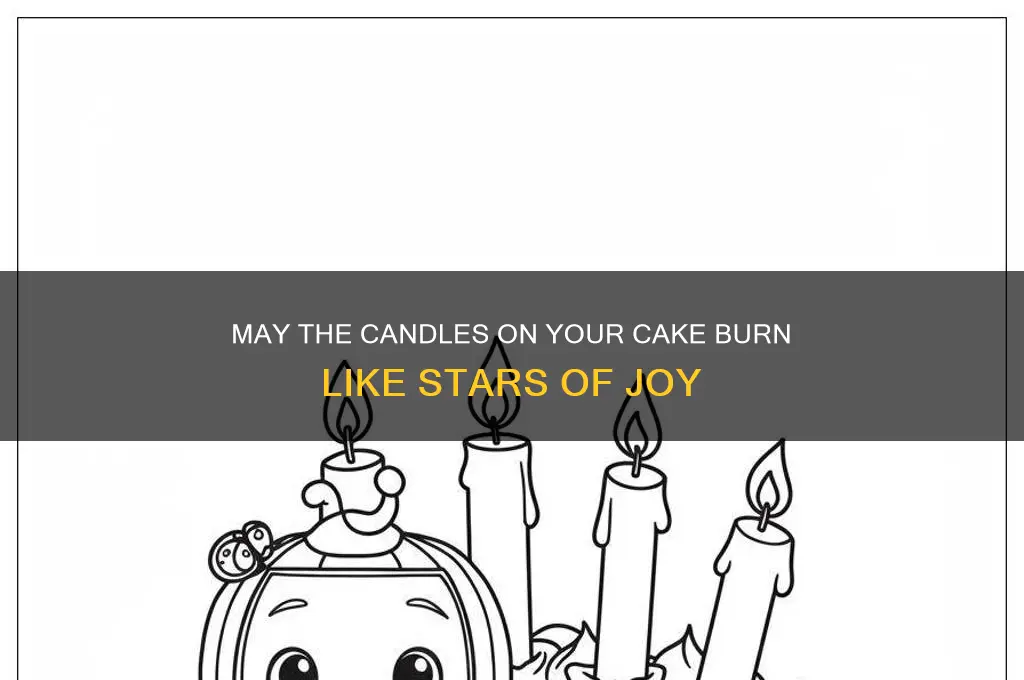 may the candles on your cake burn like