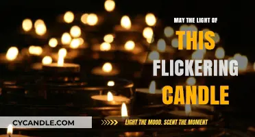 May the Light of This Flickering Candle Guide Us Through Darkness