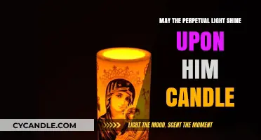 May the Perpetual Light Shine Upon Him: A Candle's Eternal Glow