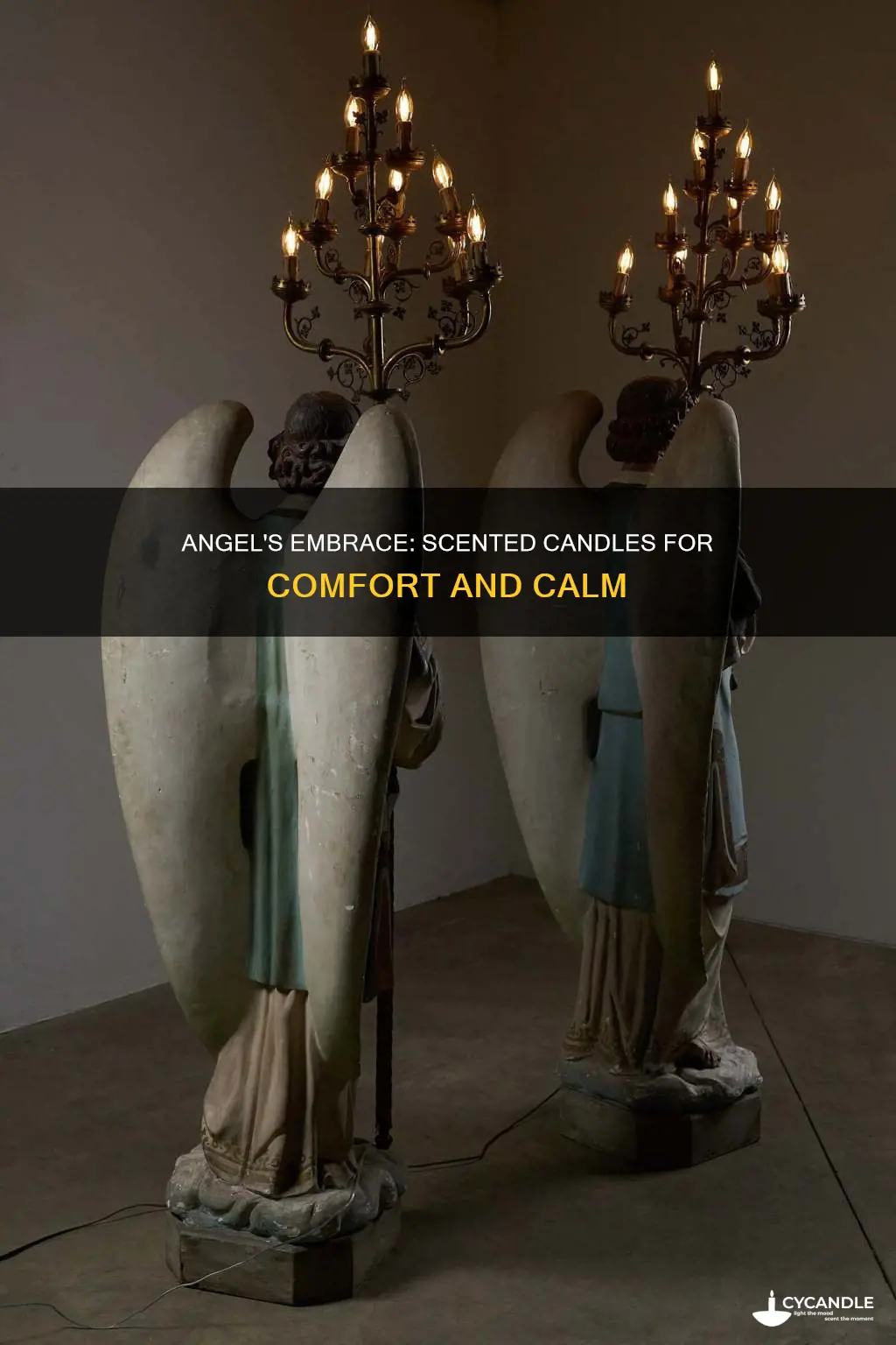 may there always be an angel by your side candle