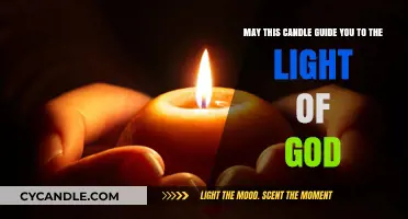 May This Candle Illuminate Your Path to God's Eternal Light