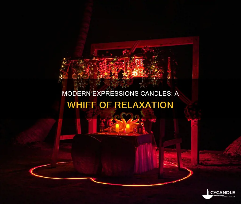 me modern expressions candle