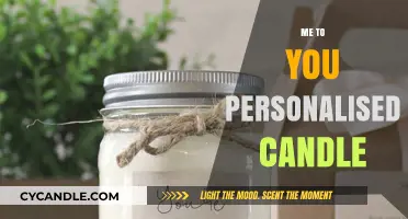 Customized Candle: A Warm Glow with Personal Touch