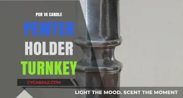 Explore the Warmth of Pewter with Por's 16-Candle Holder