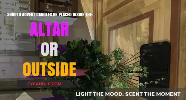 Advent Candles Placement: Inside or Outside the Altar?