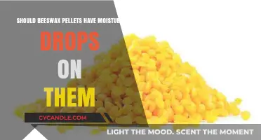Are Moisture Drops on Beeswax Pellets Normal or a Concern?