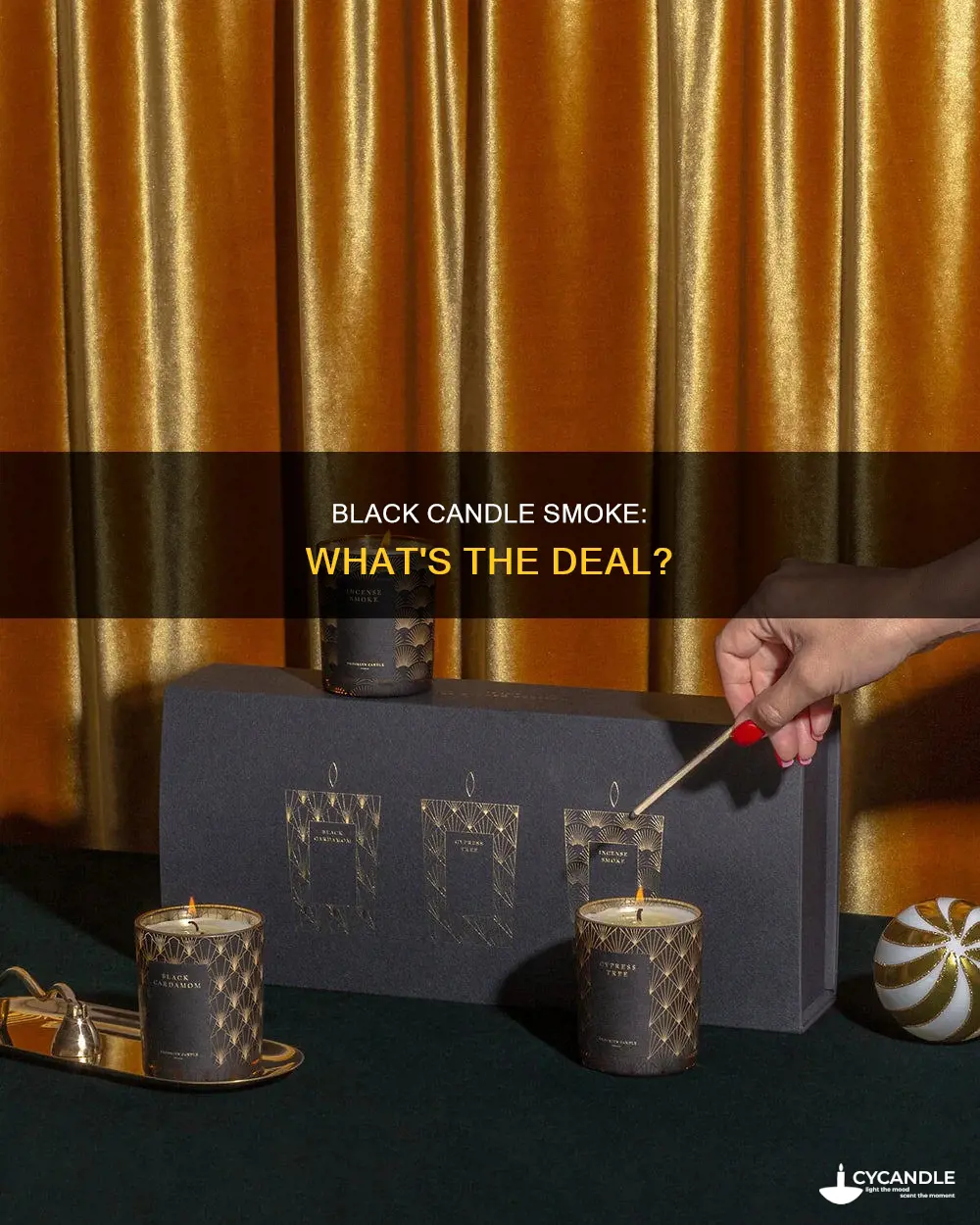 should candles have black smoke