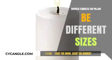 Candle Sizes on a Pillar: Mix and Match or Match?