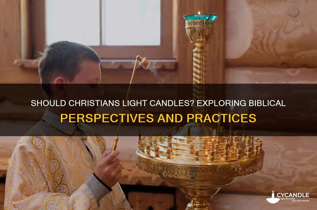 should christians light candles