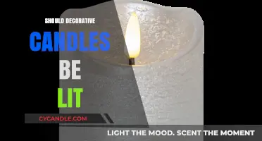 Decorative Candles: To Light or Not to Light?