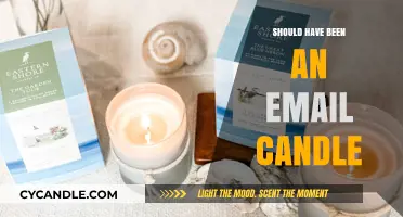 The Email-Turned-Candle: When Tech Fails, Relax and Unwind