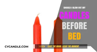 Candle Safety: Blowing Out Before Bedtime