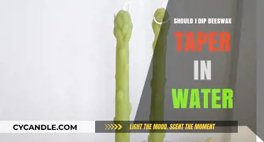 Should You Dip Beeswax Taper Candles in Water? Pros and Cons