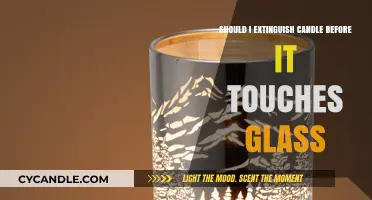 Candle Safety: Extinguishing Before Touching Glass