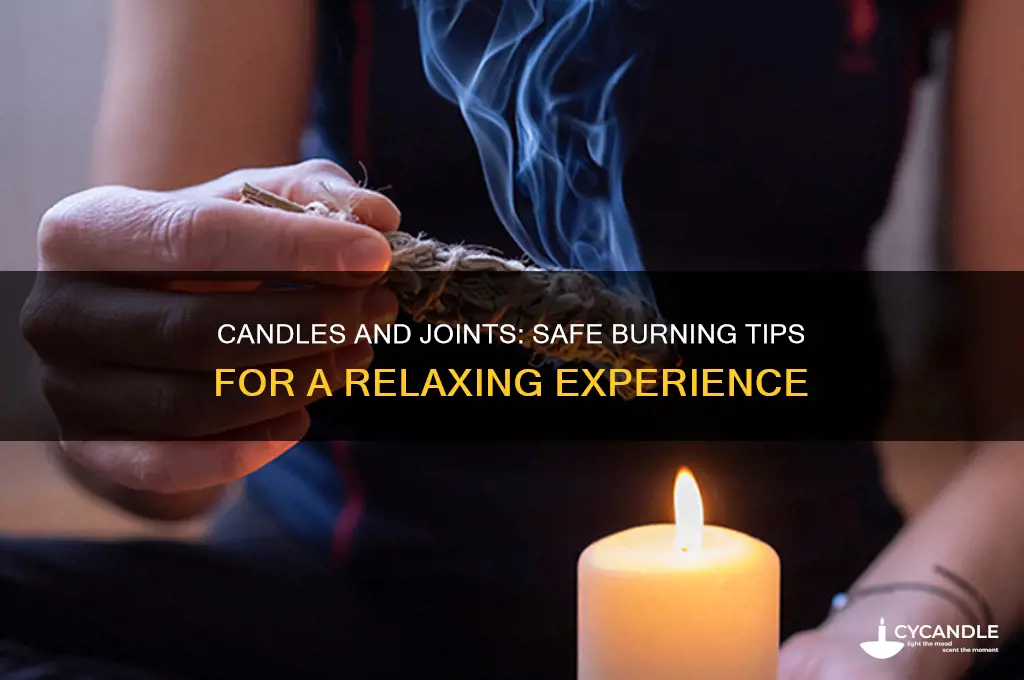 should i have candles burning while smoking joints or after