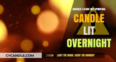 Spiritual Candles: Overnight Lighting, Safe or Not?