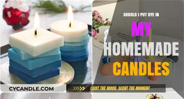 Dye in Homemade Candles: Pros, Cons, and Creative Tips