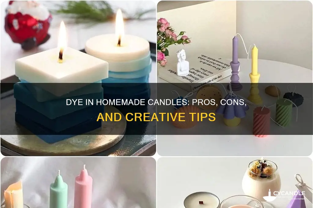 should i put dye in my homemade candles
