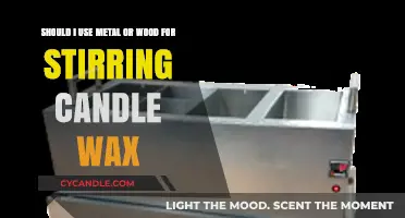 Metal vs. Wood: Best Tool for Stirring Candle Wax