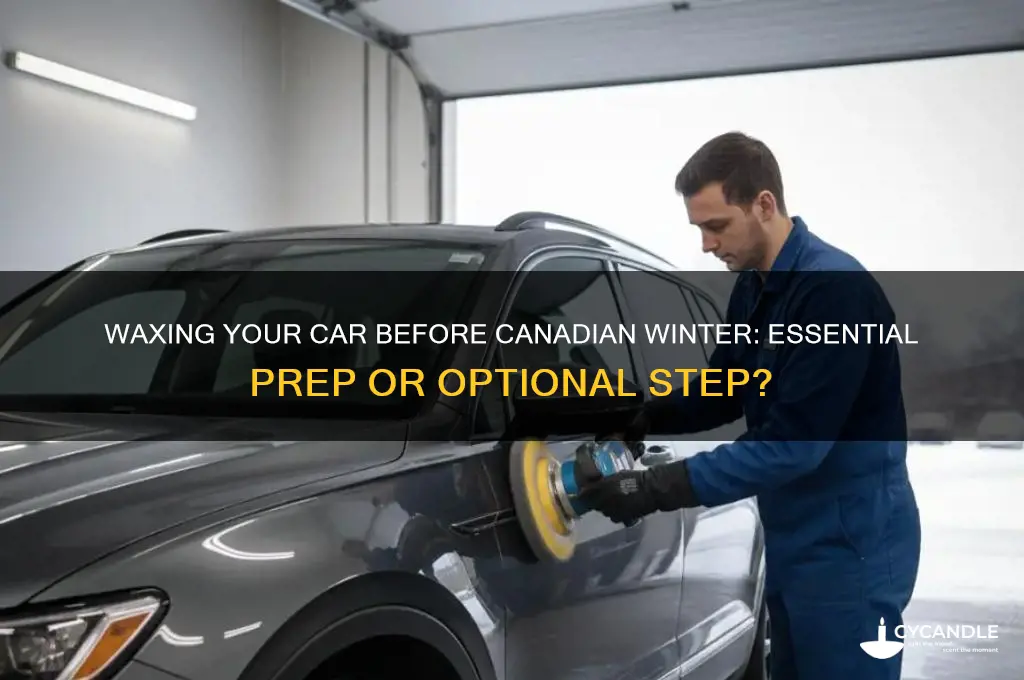 should i wax my car before winter in canada