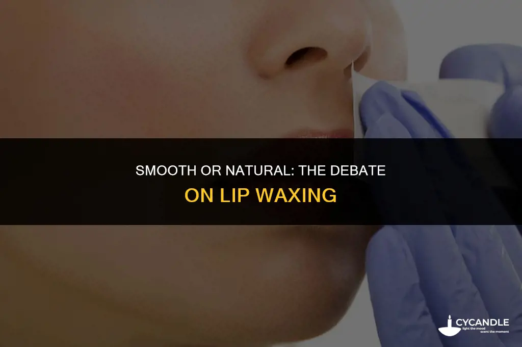 should i wax my lip