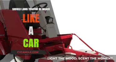 Lawn Tractor Maintenance: To Wax or Not to Wax?