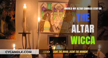 Altar Candles: To Keep or Not to Keep?