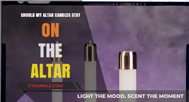 Altar Candles: To Move or Not to Move?