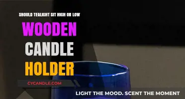 Tealight Positioning: High or Low for Wooden Candle Holders?