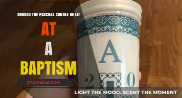 The Paschal Candle: Lighting for Baptism?