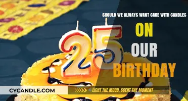 Candles and Cake: A Birthday Necessity?