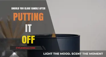 Should You Close Candle Jars After Extinguishing the Flame?