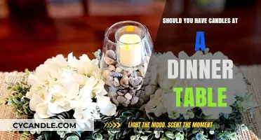 Candles at Dinner: Enhancing the Dining Experience