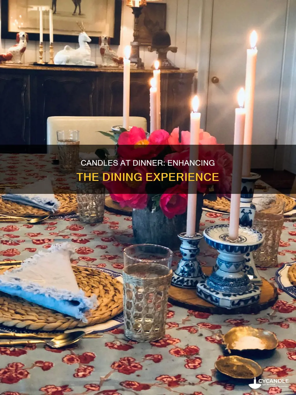 should you have candles at a dinner table