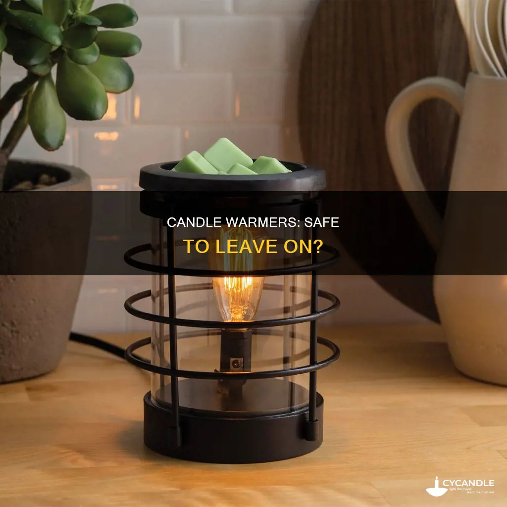 should you leave candle warmers on when leaving house